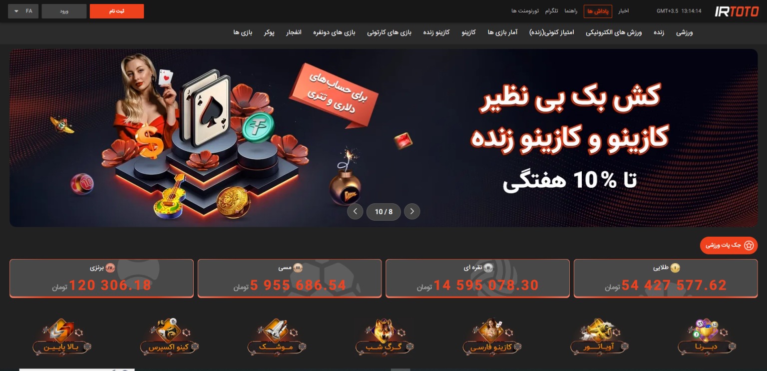 ورود به irtoto بدون فیلتر: جدیدترین لینک های مستقیم و ایمن ورود به irtoto بدون فیلتر: جدیدترین لینک های مستقیم و ایمن